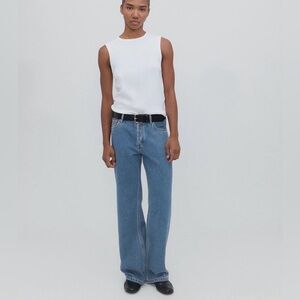 NWT Still Here NYC The Walker in Classic Blue Cloud Denim 26 27 28